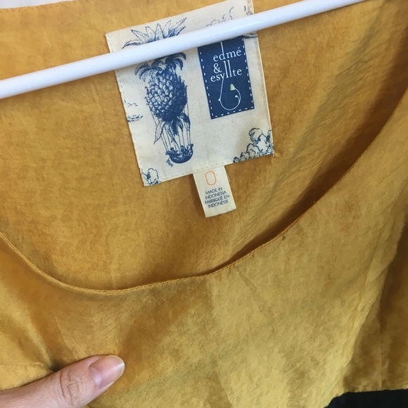 Anthropologie Blooming Goldenrod dress - Picture 4 of 6